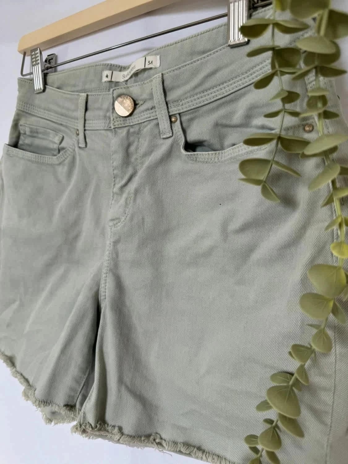 Short Sud Express bleu clair stretch taille 34 - Photo 3/6