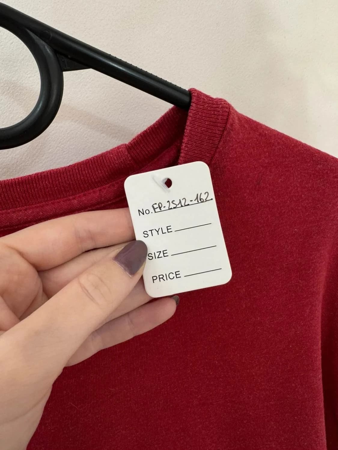T-shirt manches longues Ralph Lauren coton rouge logo brodé taille M - FP2512162 - Photo 6/9