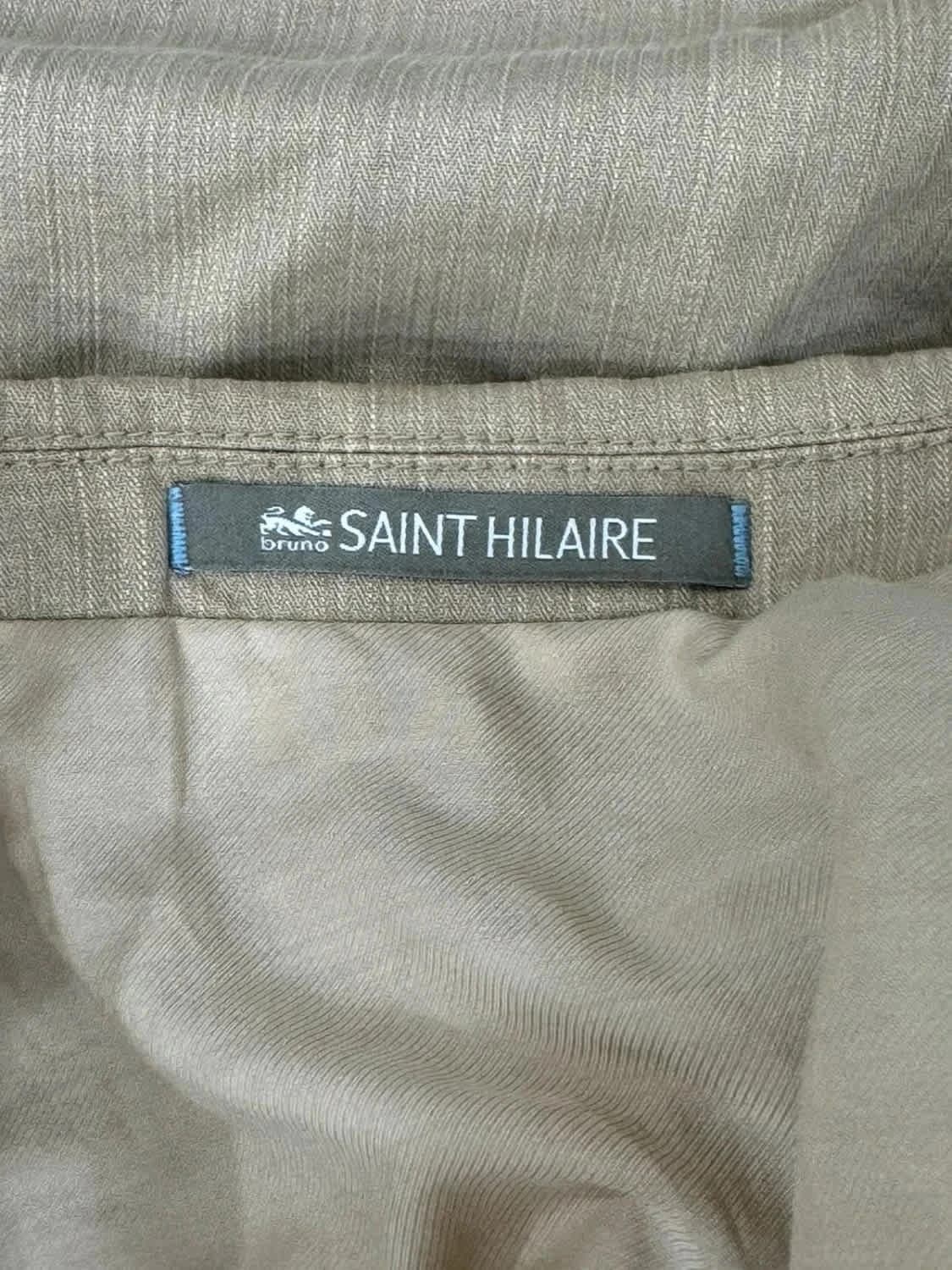 Veste blazer beige Bruno Saint Hilaire taille 50 - Photo 8/9