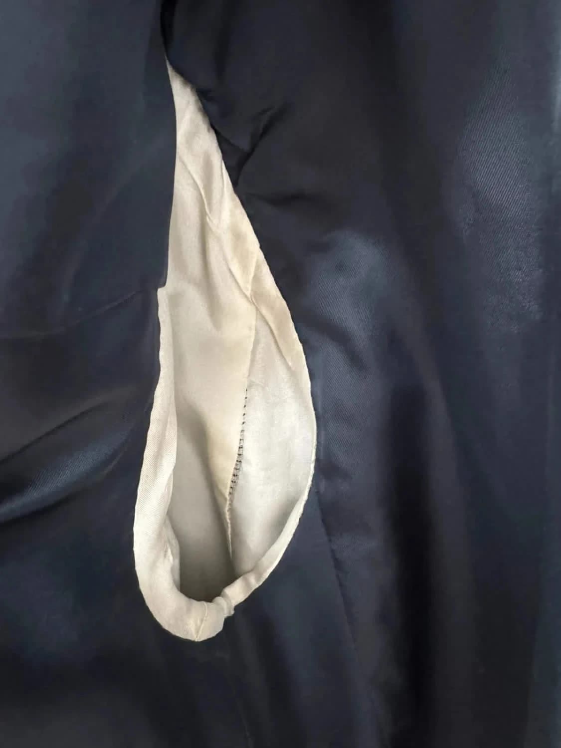 Blazer Courrèges Homme bleu marine en laine Super 100’s boutons dorés siglés taille 54 - Photo 9/12
