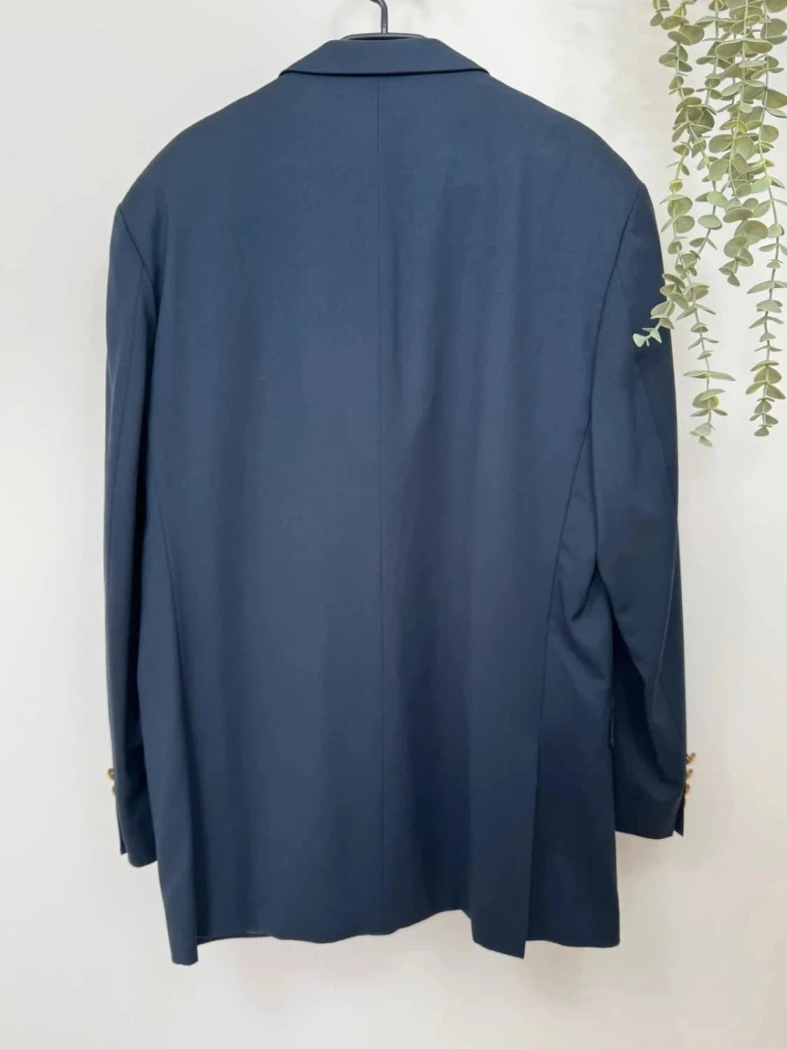 Blazer Courrèges Homme bleu marine en laine Super 100’s boutons dorés siglés taille 54 - Photo 11/12