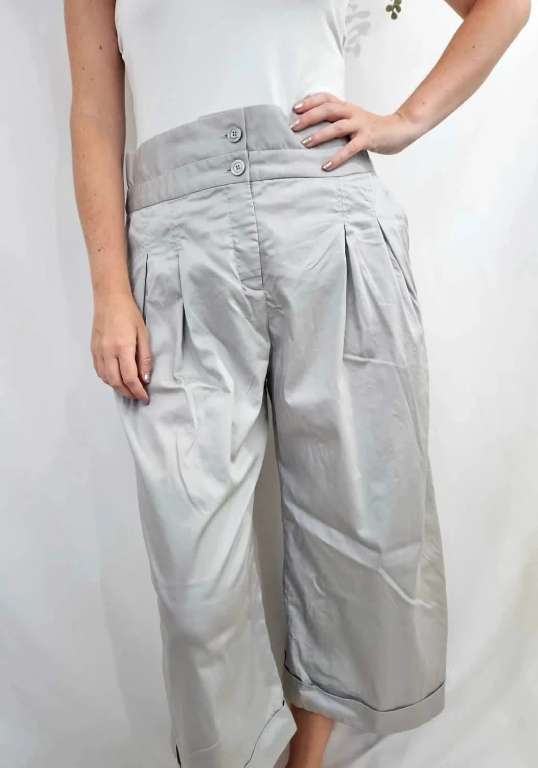 Pantalon large Zapa gris taille 42 - Photo 1/5