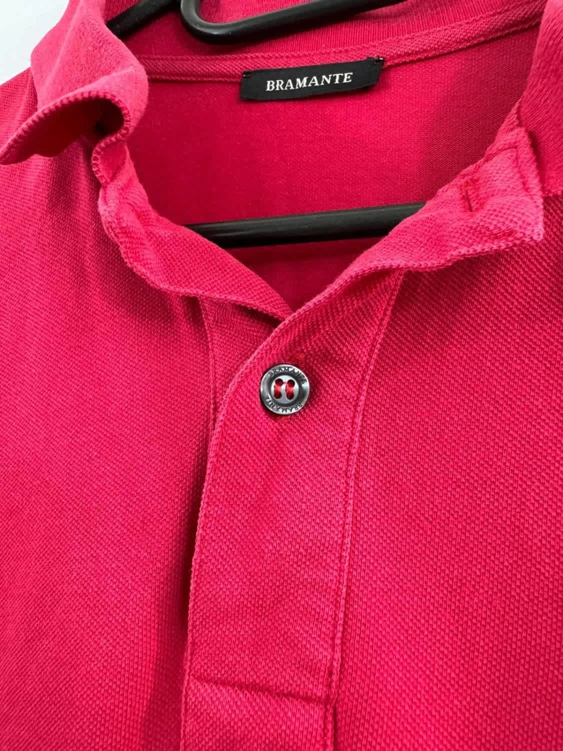 Polo rouge Bramante 100% coton taille XL - Photo 3/7