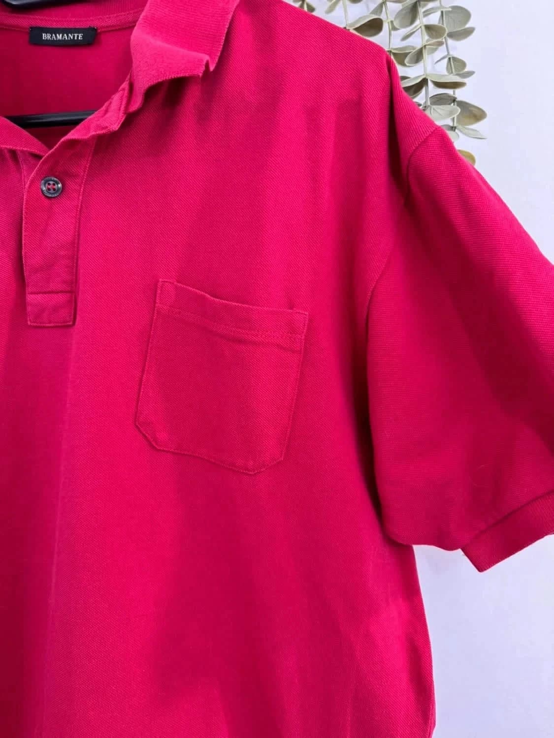 Polo rouge Bramante 100% coton taille XL - Photo 4/7