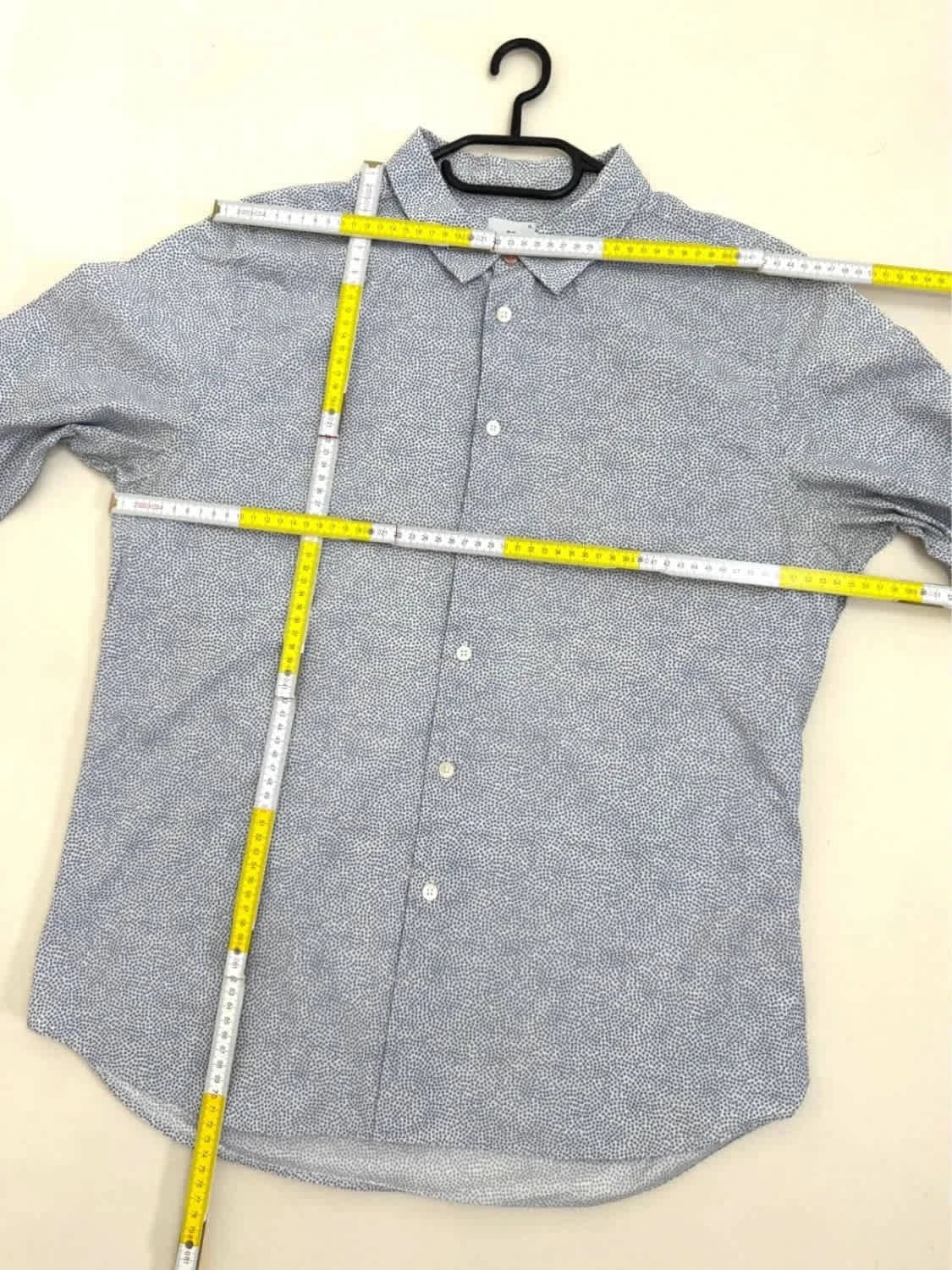 Chemise Paul Smith slim fit 100% coton bleu à pois taille XL - Photo 6/6