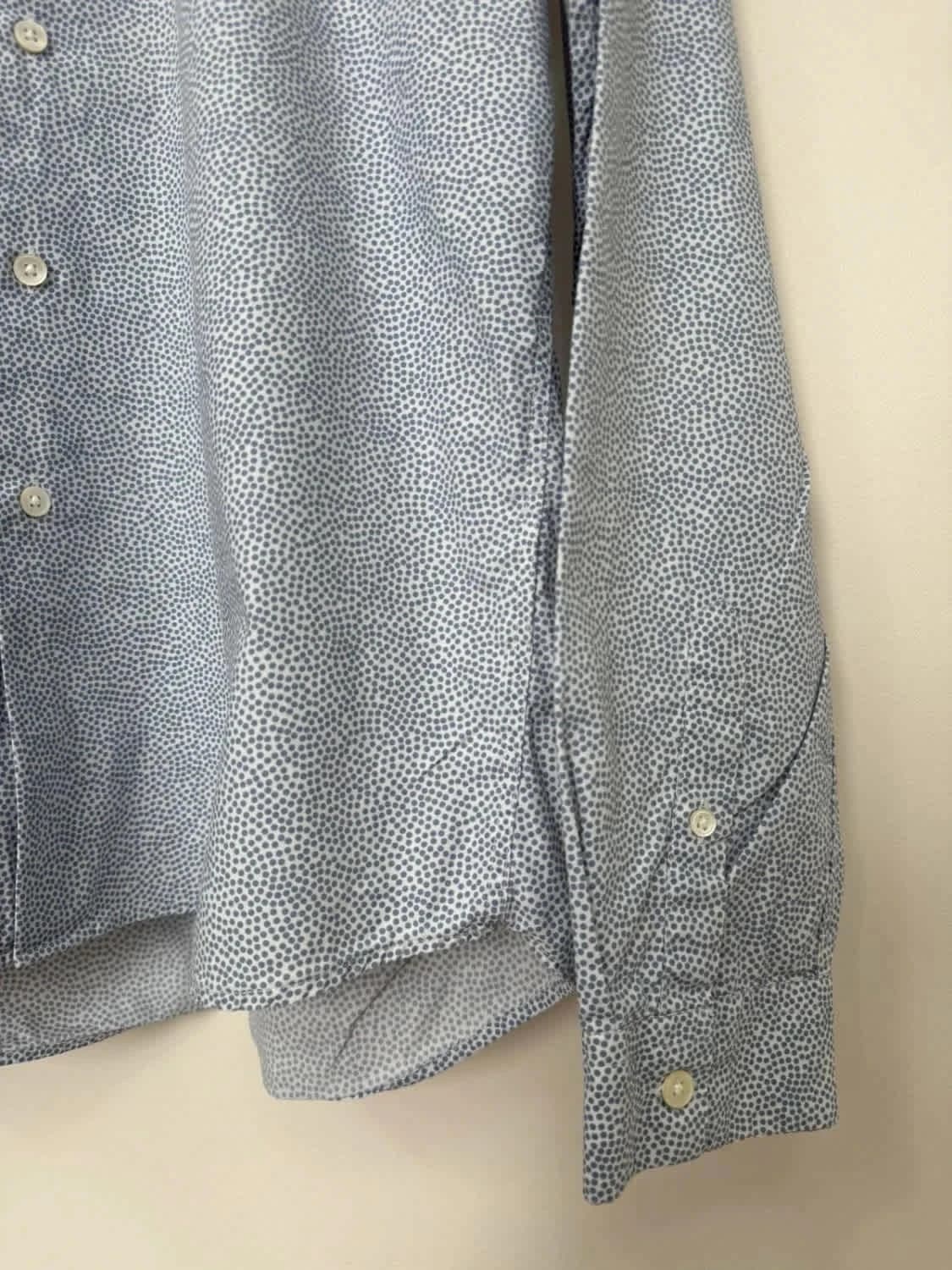 Chemise Paul Smith slim fit 100% coton bleu à pois taille XL - Photo 3/6