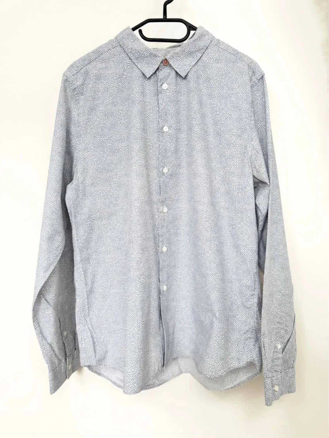 Chemise Paul Smith slim fit 100% coton bleu à pois taille XL - Photo 2/6