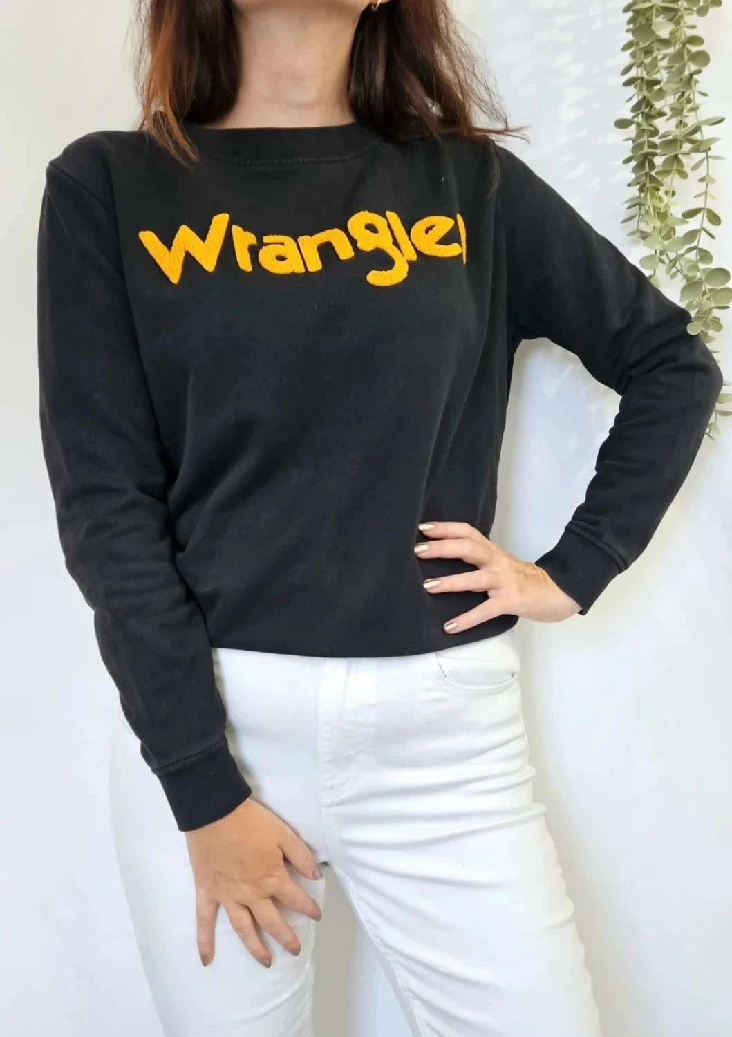 Sweat/Crewneck noir Wrangler taille XS - Photo 1/6