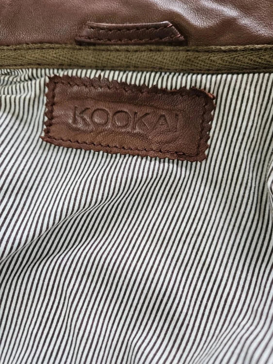 Blouson en cuir marron Kookaï taille 40 - Photo 9/10