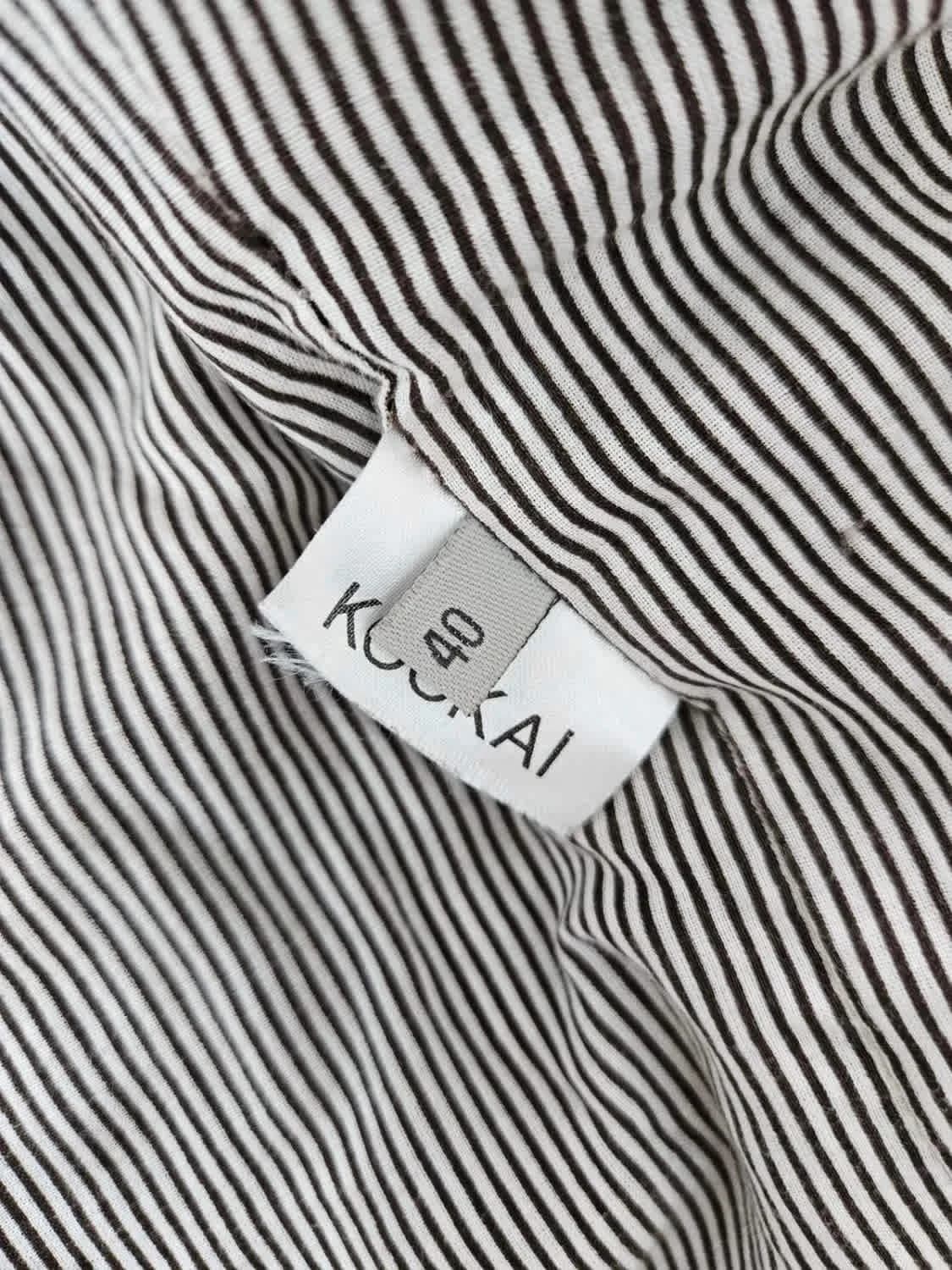 Blouson en cuir marron Kookaï taille 40 - Photo 10/10