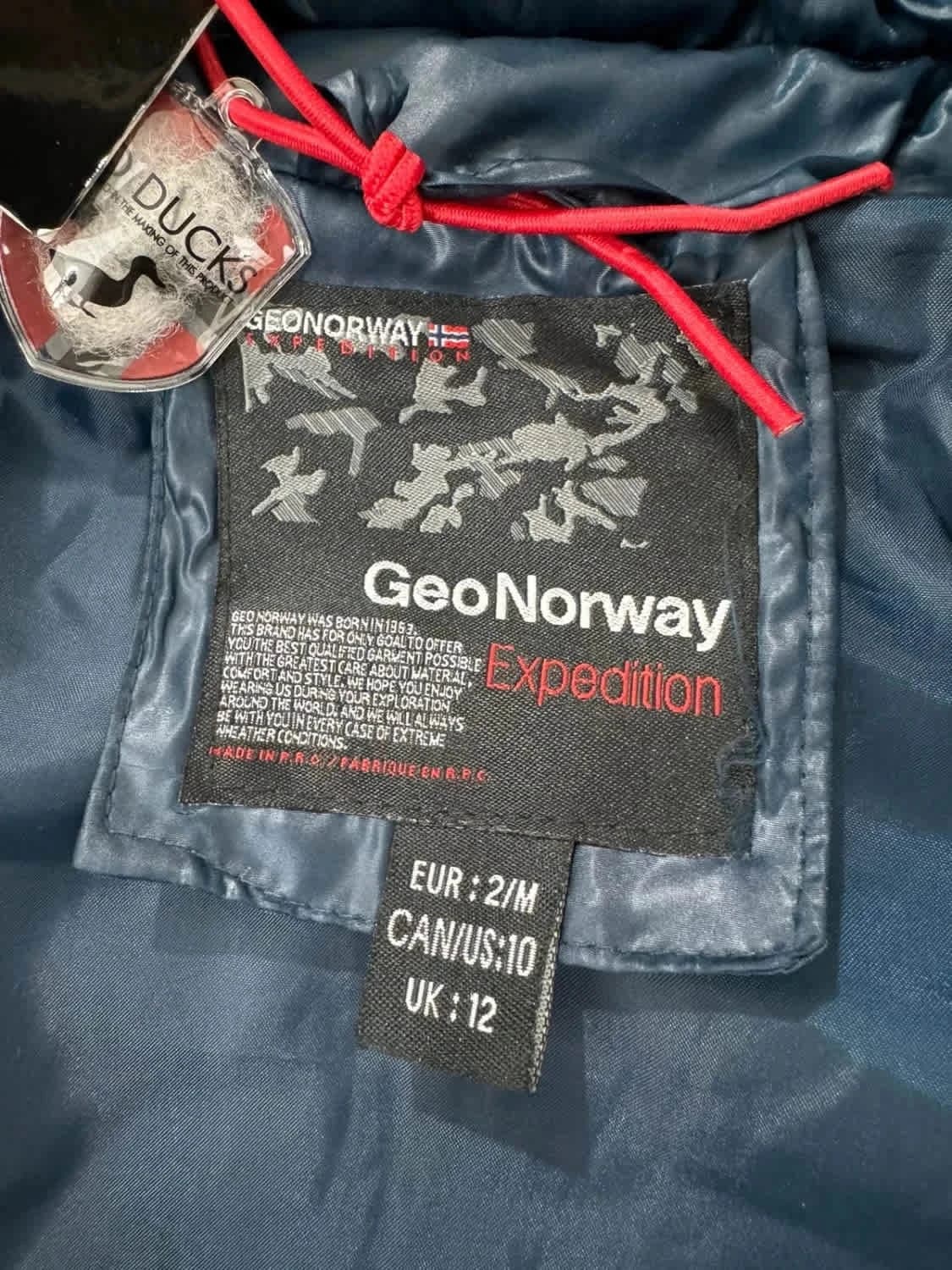 Doudoune bleu marine Geographical Norway Annecy Basic taille M - Photo 8/10