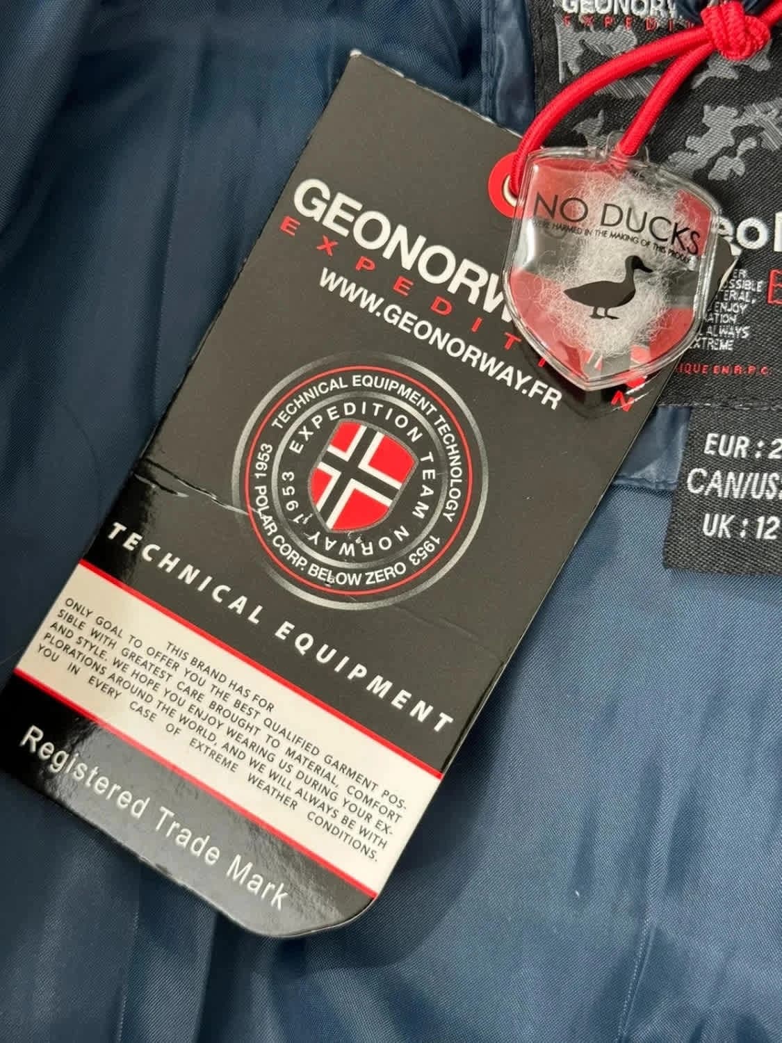 Doudoune bleu marine Geographical Norway Annecy Basic taille M - Photo 9/10