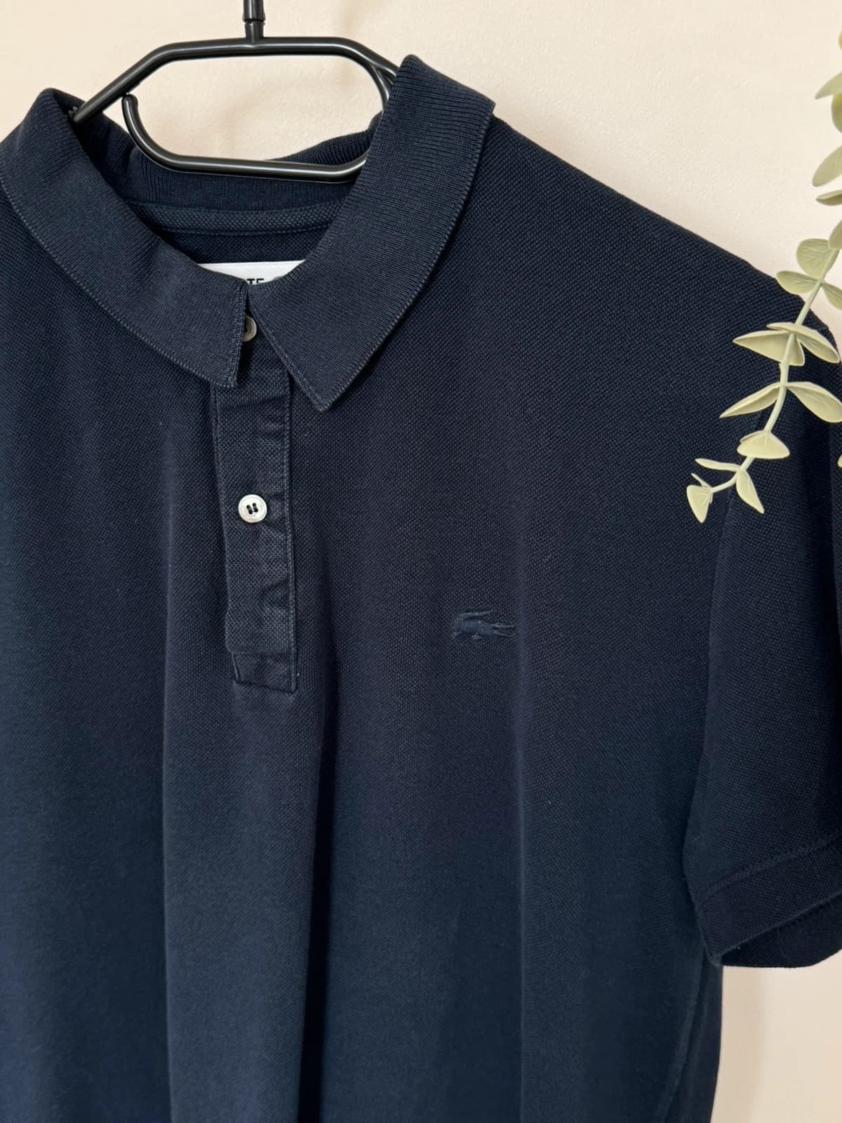 Polo piqué slim fit Lacoste bleu marine logo brodé taille 4/M - FP260249 - Photo 3/7