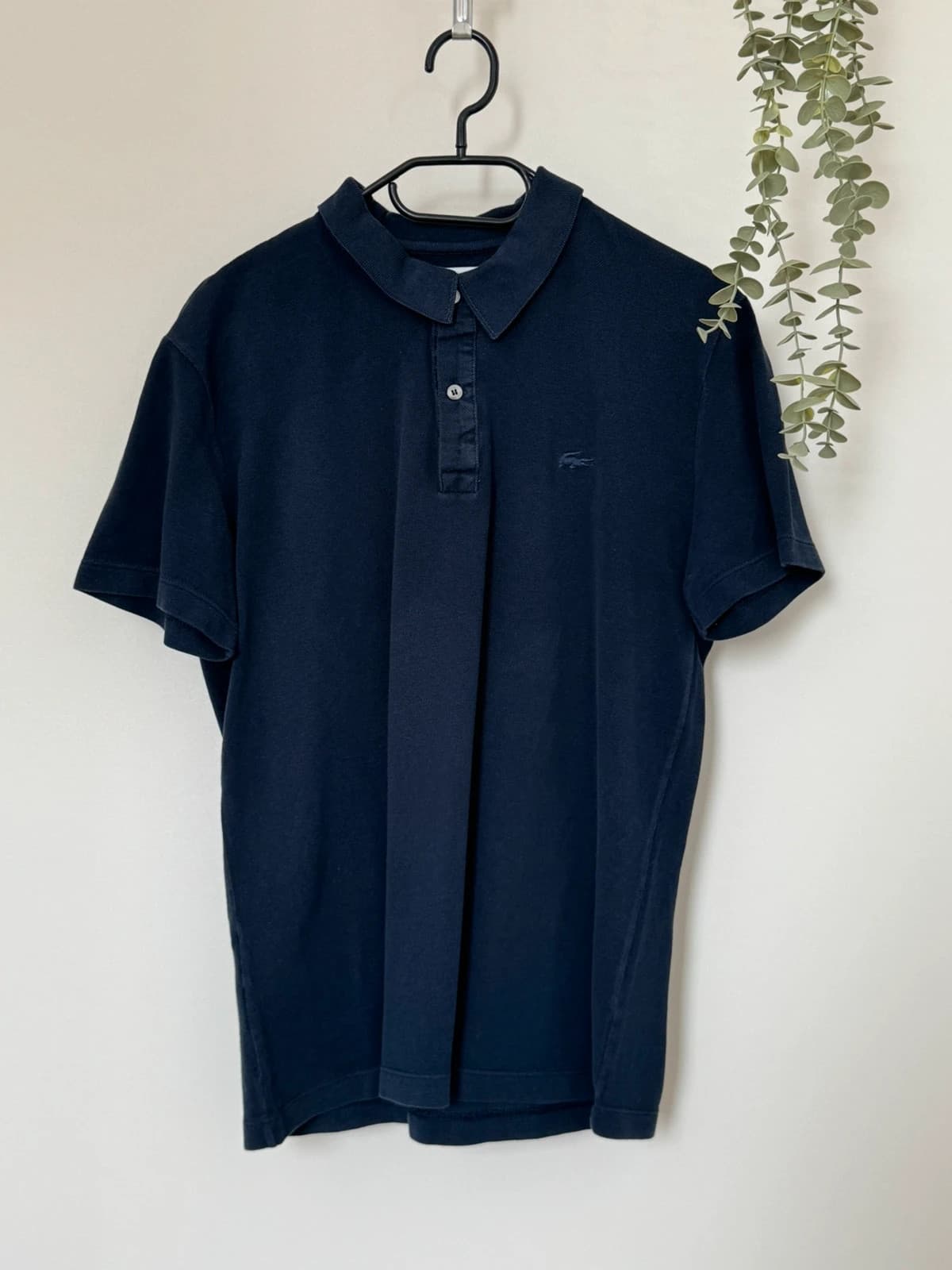 Polo piqué slim fit Lacoste bleu marine logo brodé taille 4/M - FP260249 - Photo 2/7
