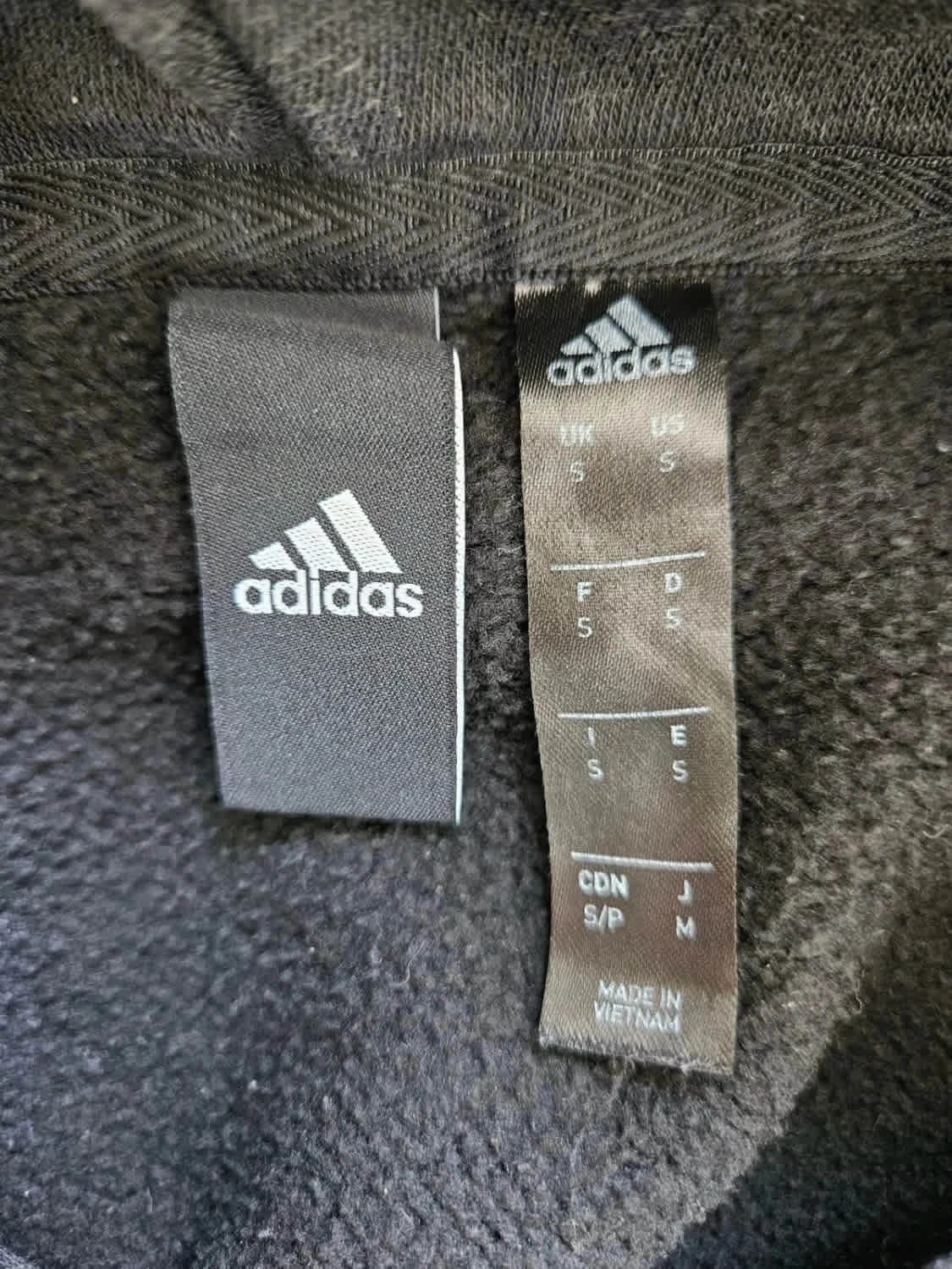 Sweat à capuche noir Adidas taille S - Photo 7/7
