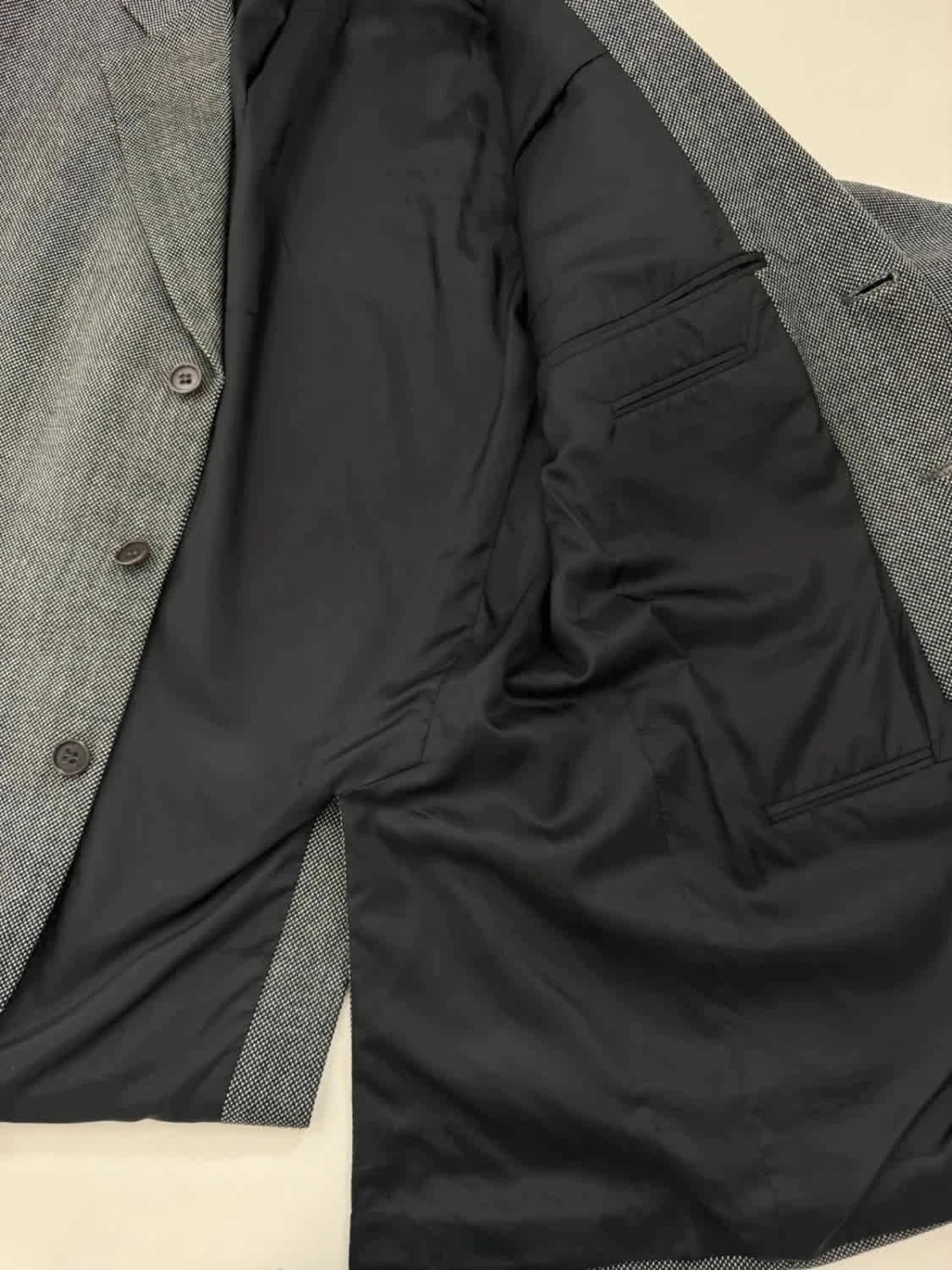 Blazer 100% laine Homme Yves Saint Laurent noir et blanc taille 54 - Photo 6/11