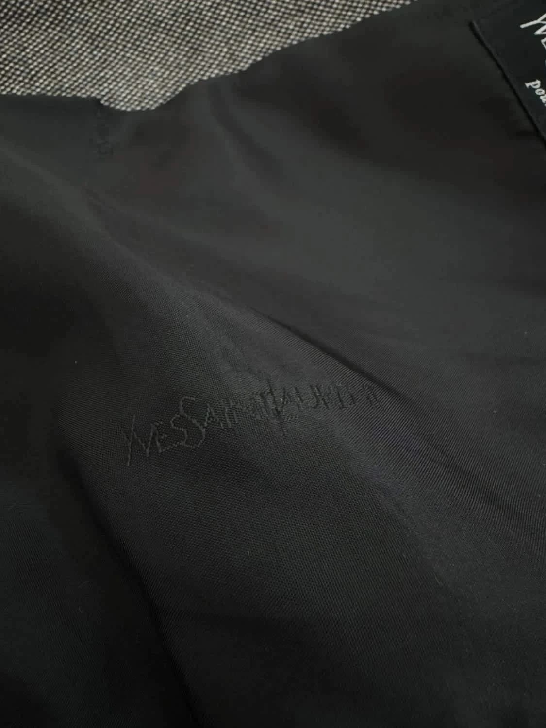 Blazer 100% laine Homme Yves Saint Laurent noir et blanc taille 54 - Photo 7/11