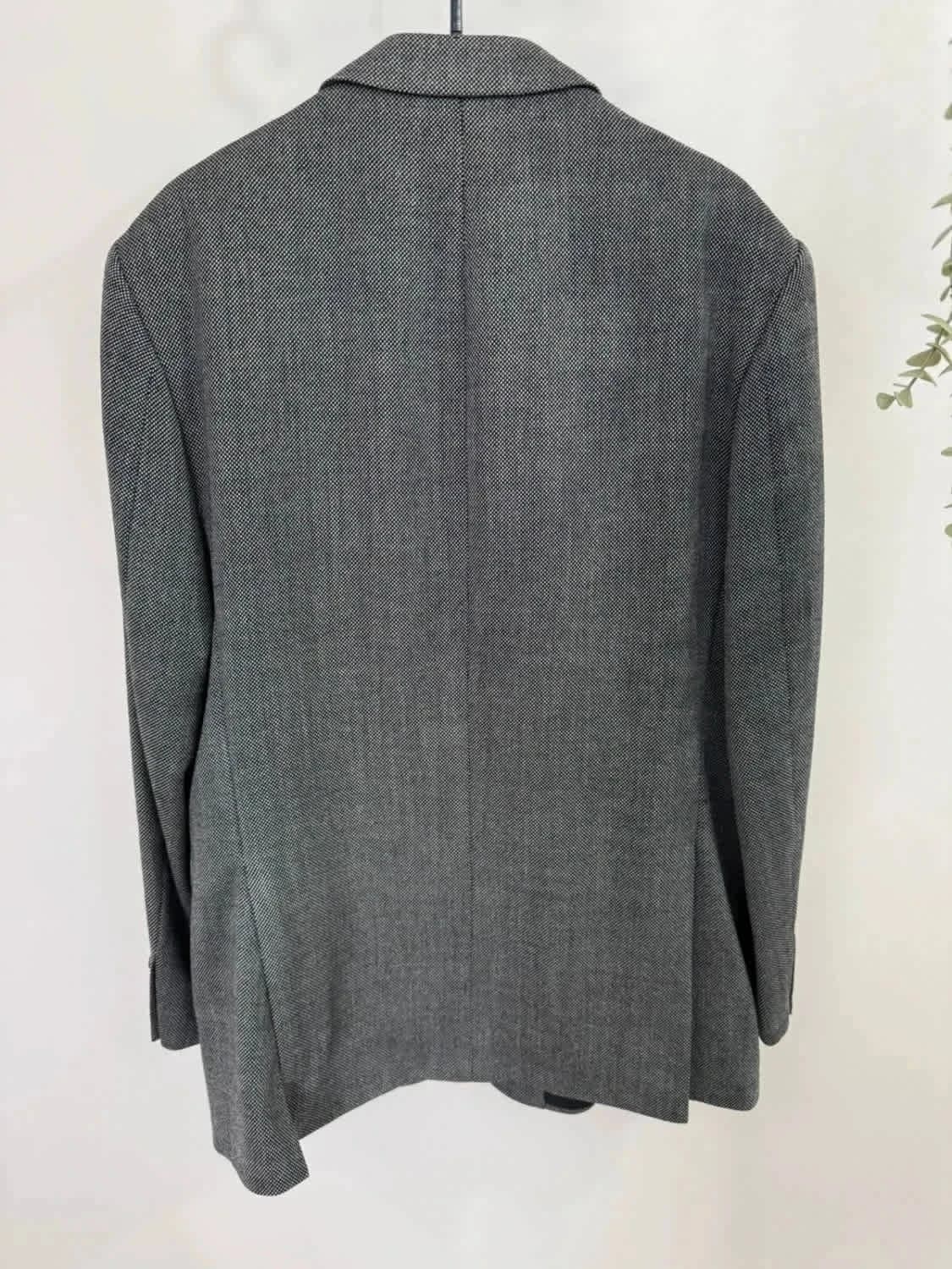 Blazer 100% laine Homme Yves Saint Laurent noir et blanc taille 54 - Photo 9/11