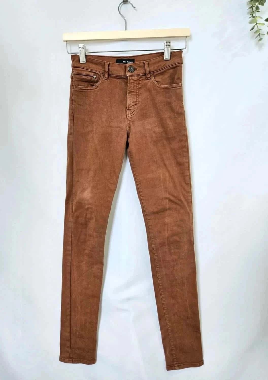 Pantalon marron Skinny The Kooples taille XS - Photo 3/9