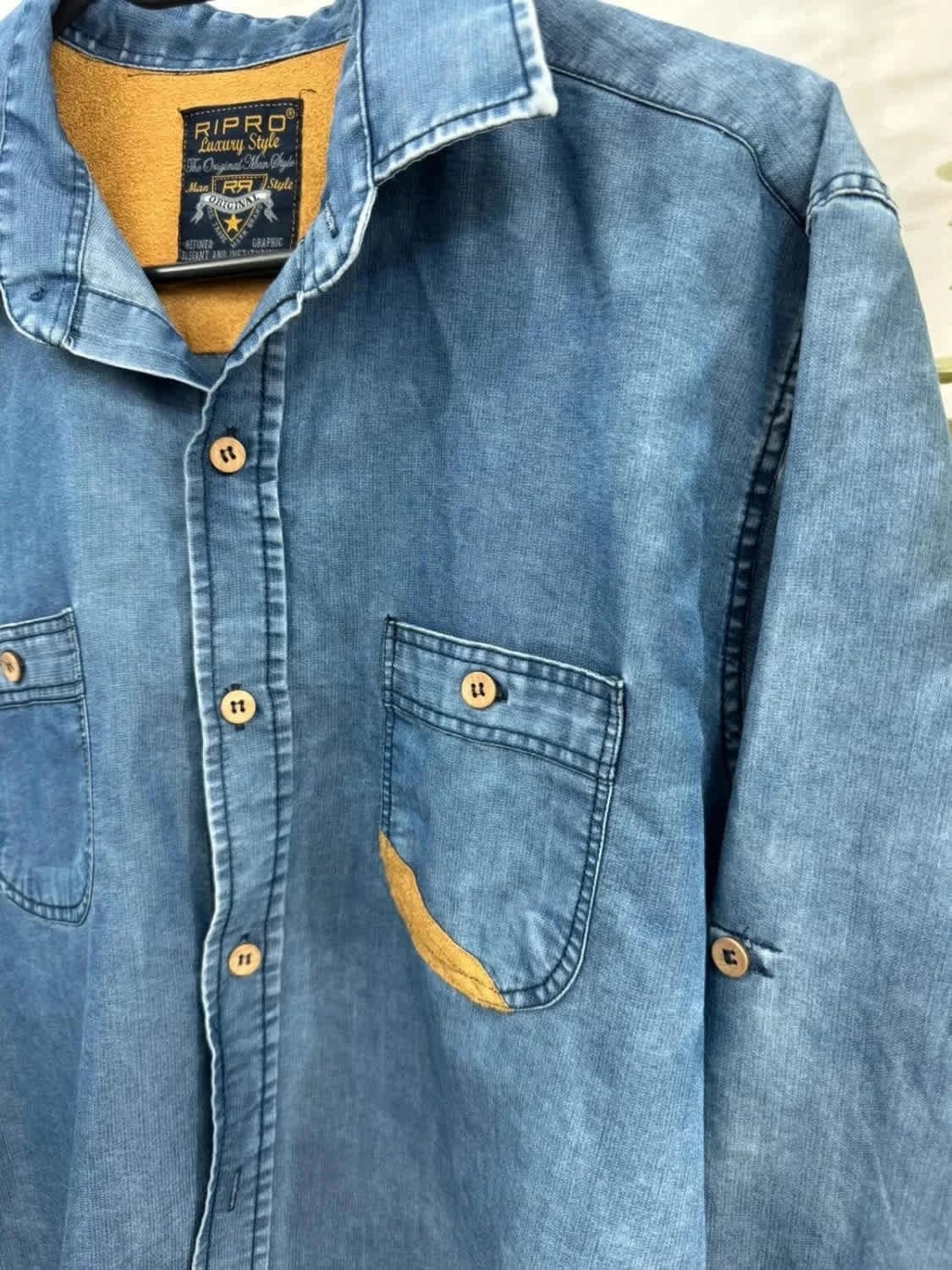 Chemise en jean Ripro taille M - Photo 4/5
