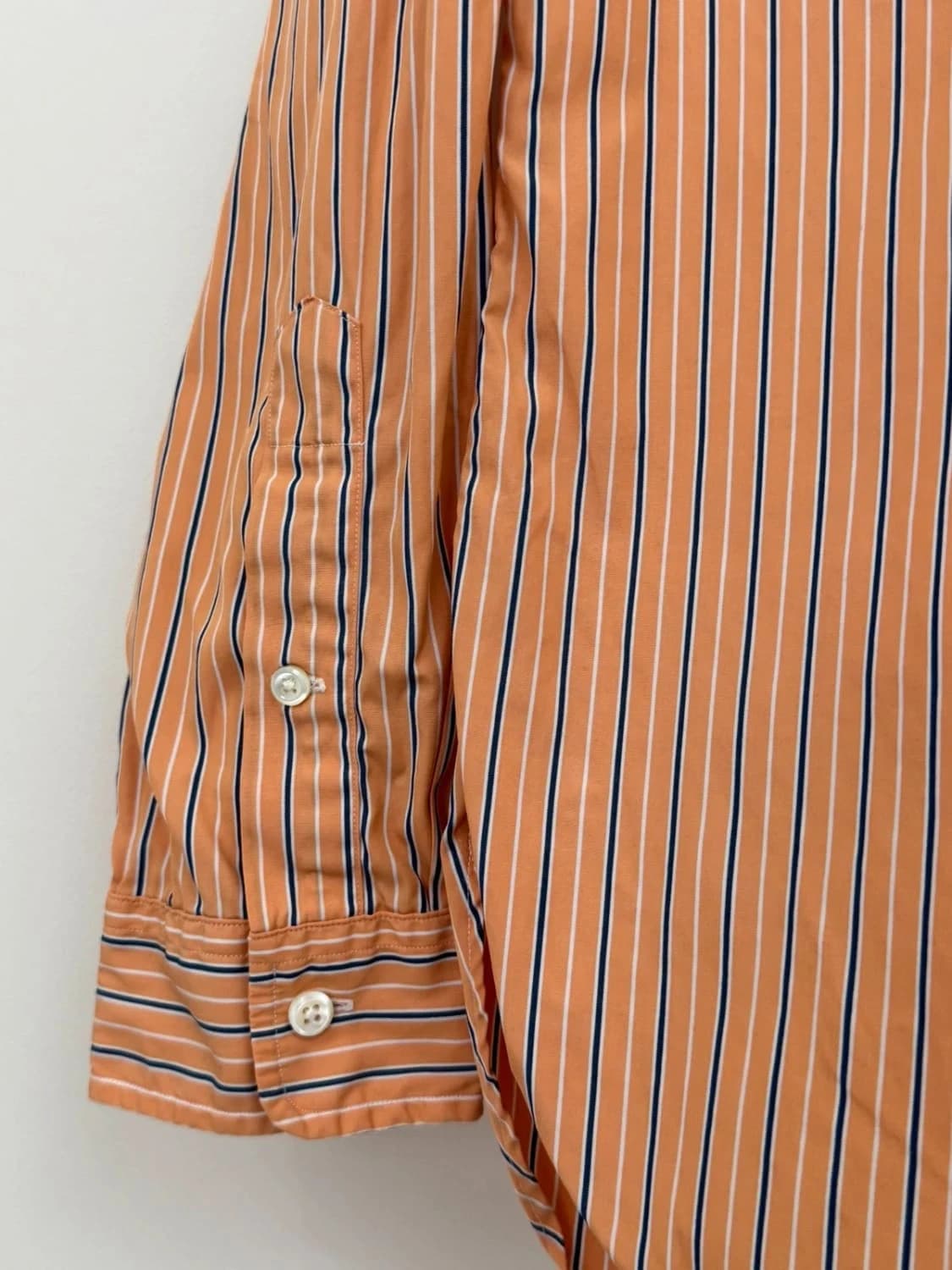 Chemise rayée popeline Ralph Lauren orange taille 40/41 - FP260157 - Photo 8/9