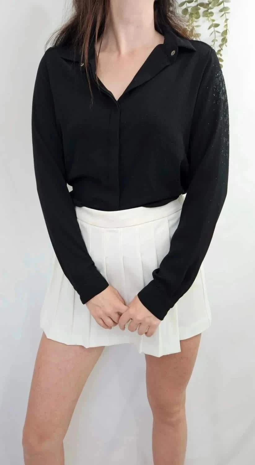 Blouse noire IKKS taille M - Photo 2/10