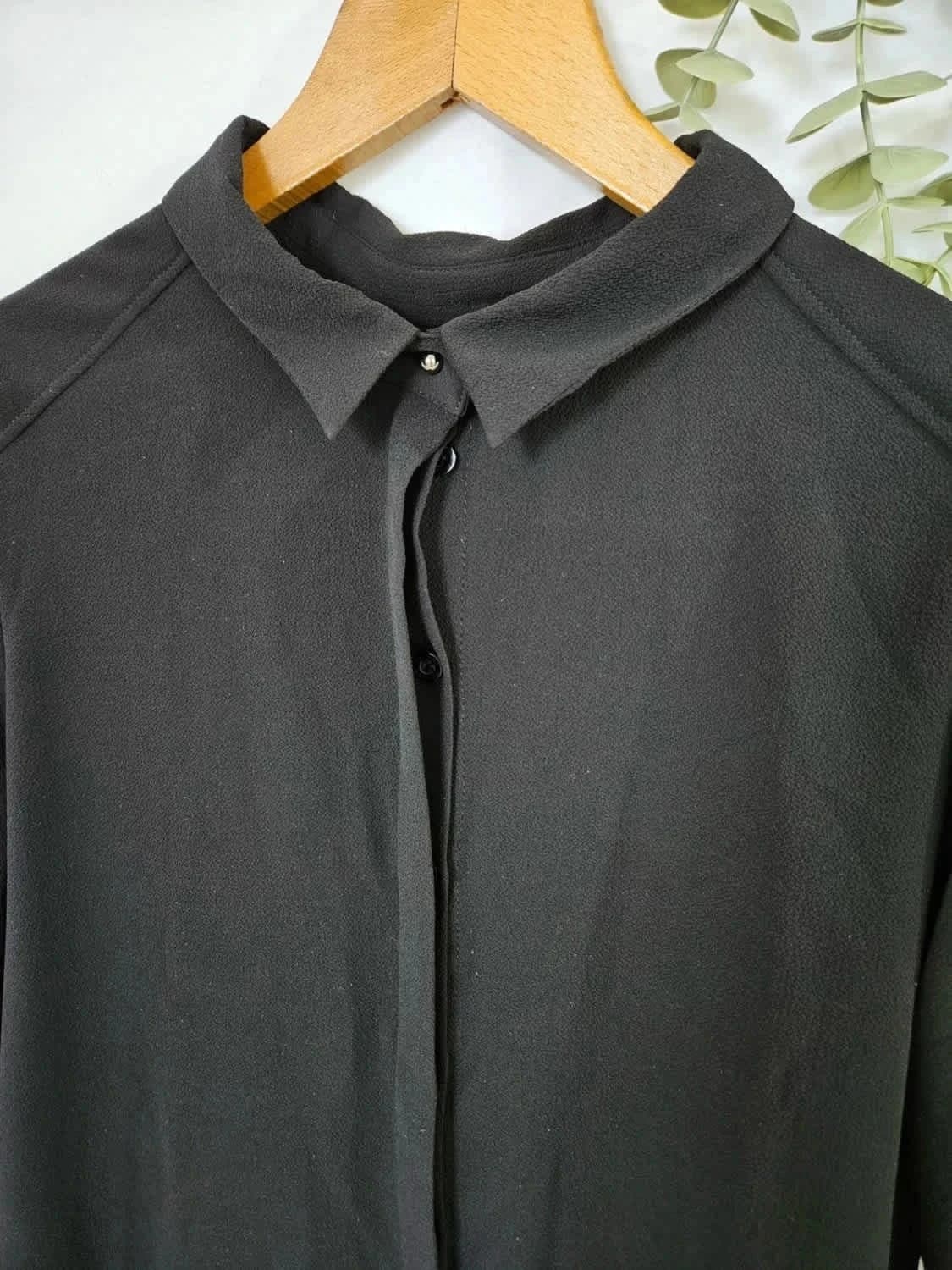 Blouse noire IKKS taille M - Photo 6/10