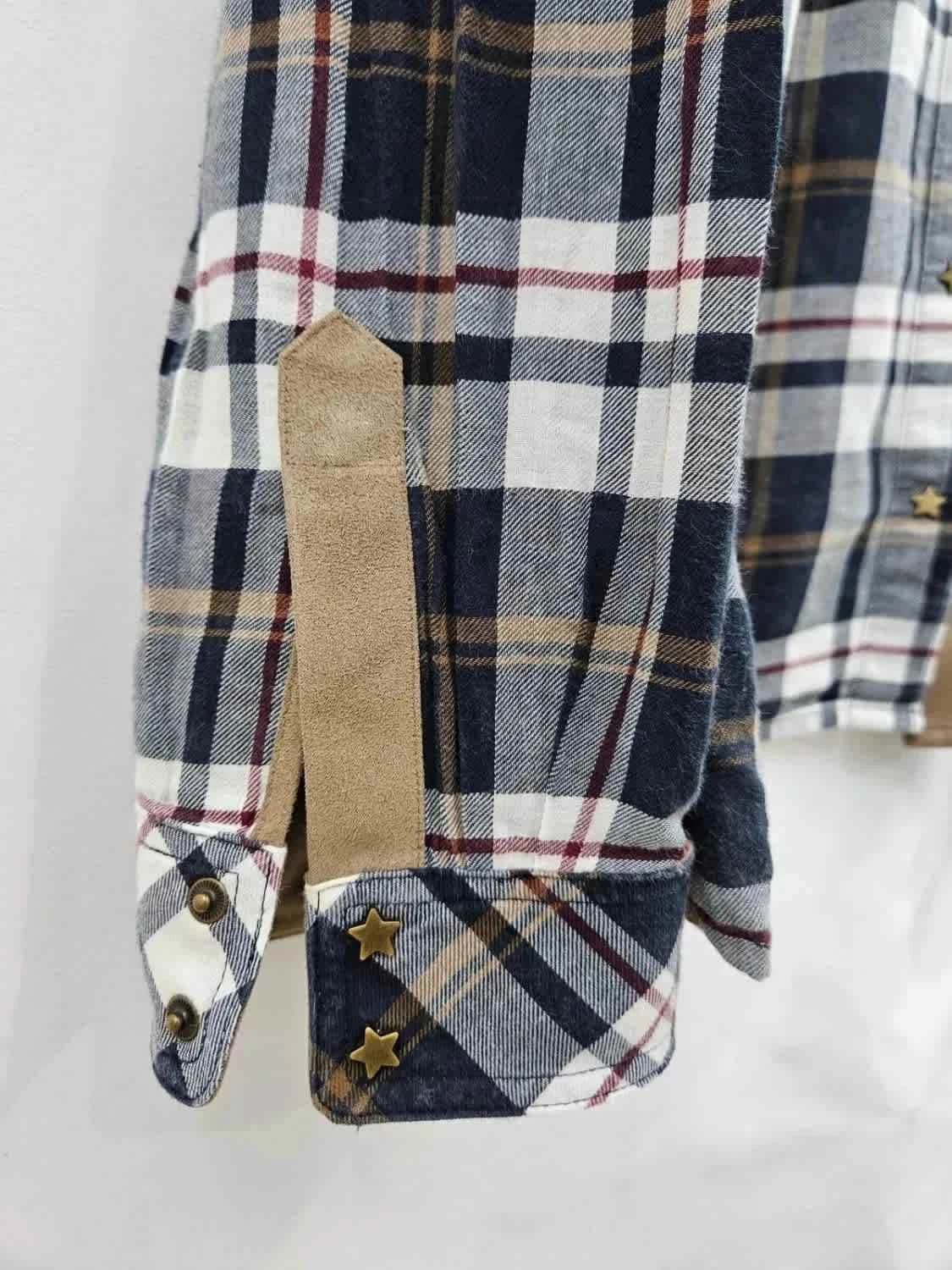 Chemise à carreaux femme Un Jour Ailleurs taille L - Photo 4/7