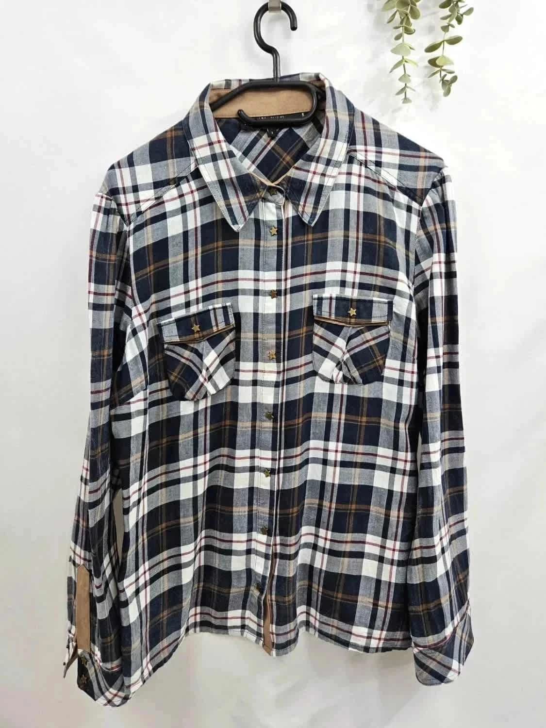 Chemise à carreaux femme Un Jour Ailleurs taille L - Photo 2/7