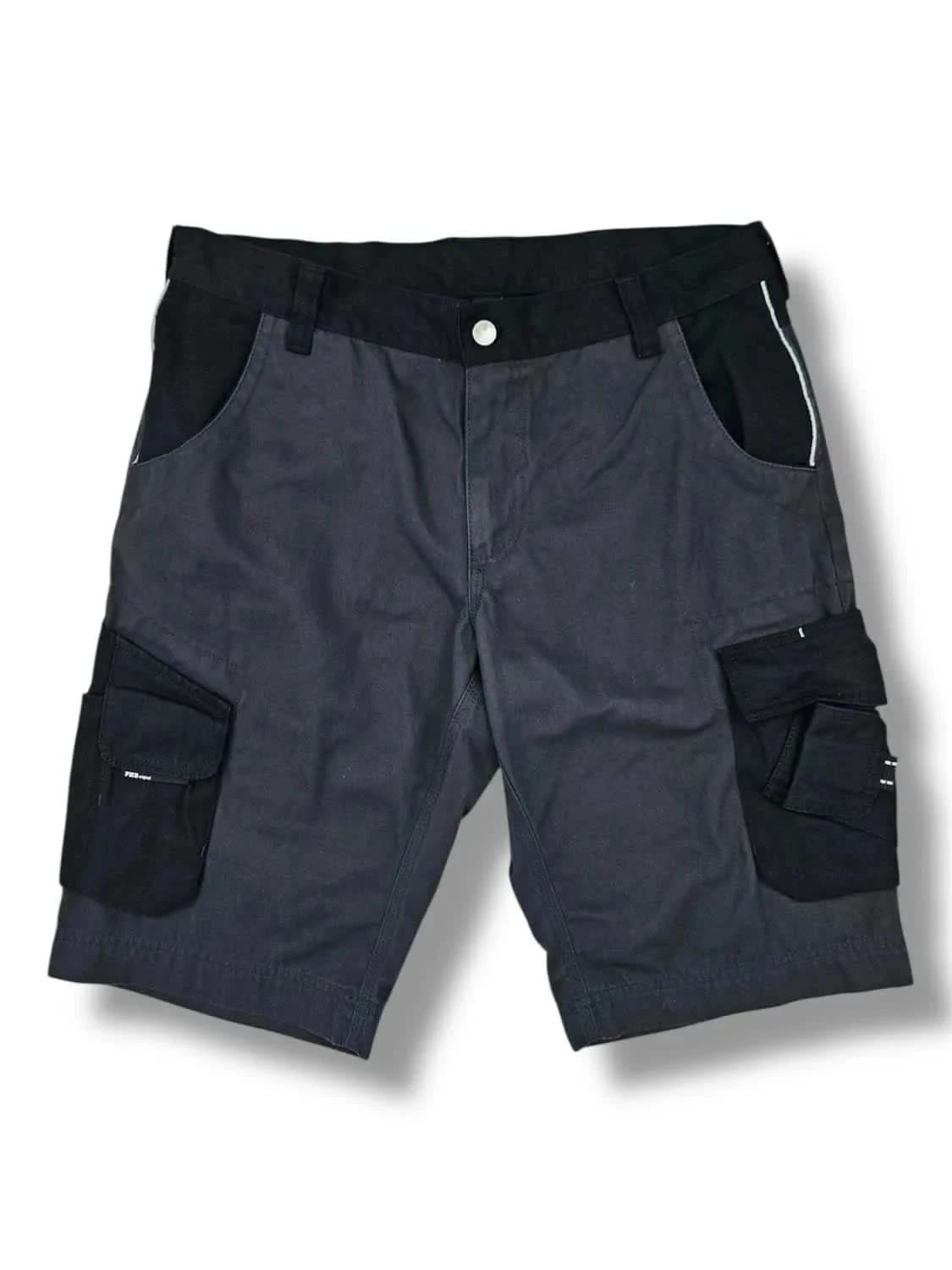 Short de travail cargo FHB Theo noir taille 48 multi-poches - Photo 1/8