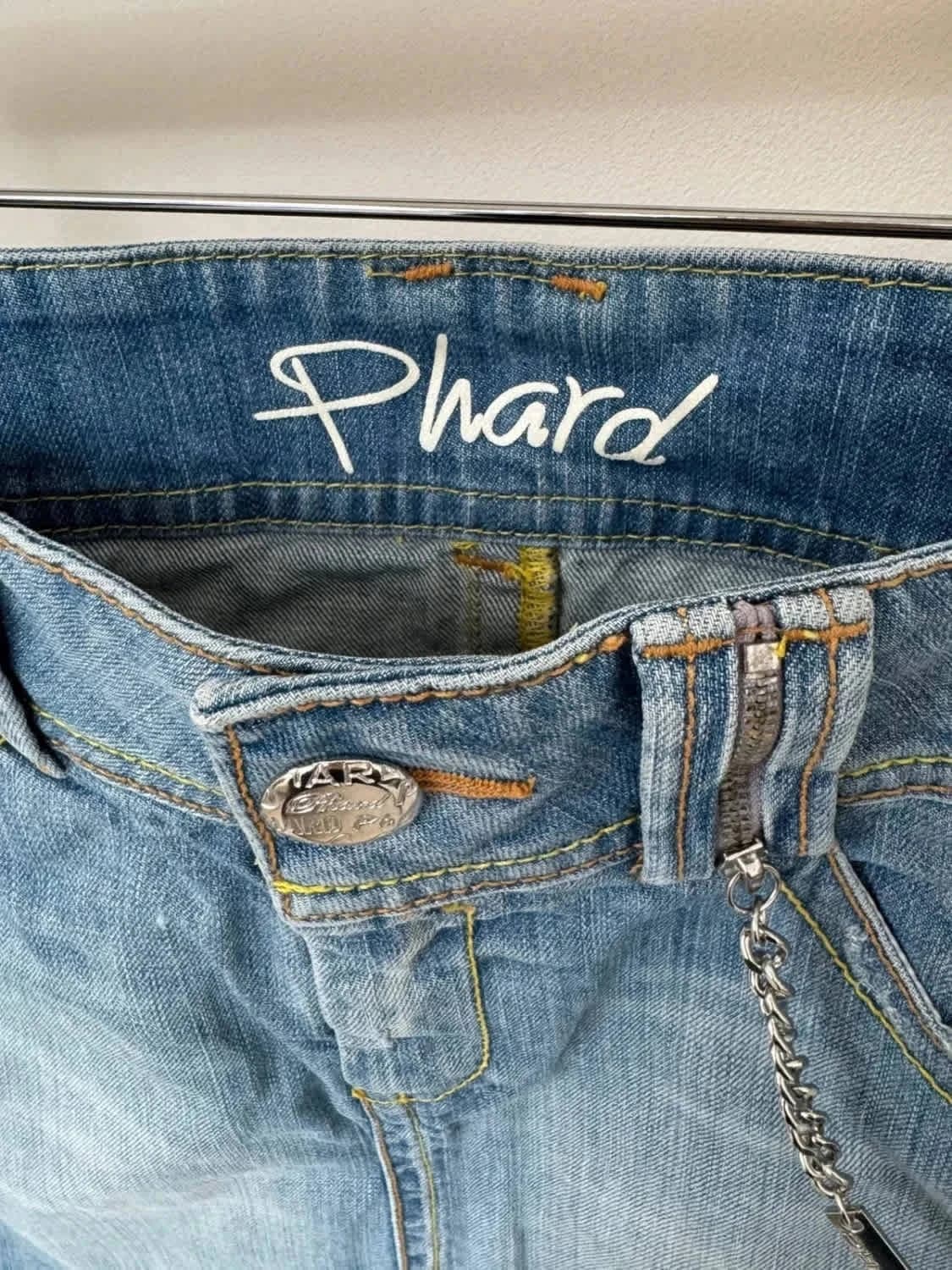 Jupe en jean bleu clair Phard taille 36 - Photo 5/11