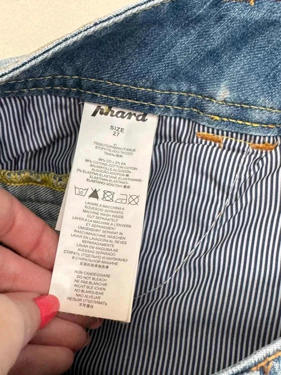 Jupe en jean bleu clair Phard taille 36 - Photo 8/11