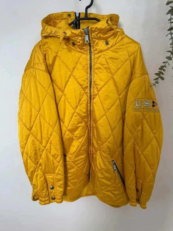 Blouson matelassé jaune US Outrage sport taille 42 - Photo 4/11