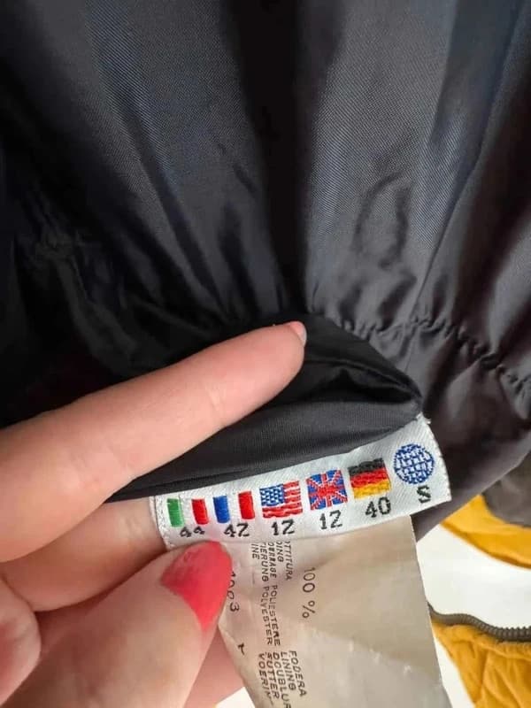 Blouson matelassé jaune US Outrage sport taille 42 - Photo 10/11