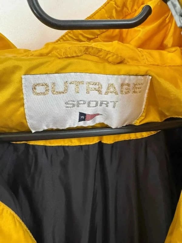 Blouson matelassé jaune US Outrage sport taille 42 - Photo 8/11