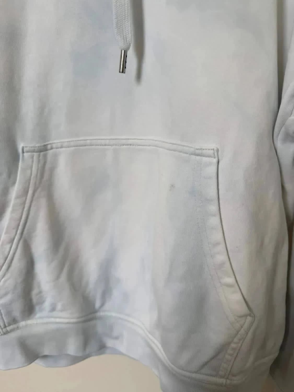 Sweat à capuche/Hoodie Levi’s blanc tie-dye logo brodé taille L - Photo 3/9