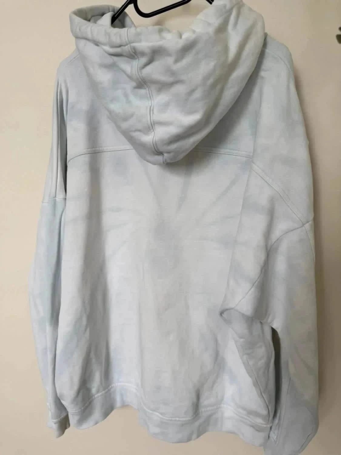 Sweat à capuche/Hoodie Levi’s blanc tie-dye logo brodé taille L - Photo 9/9