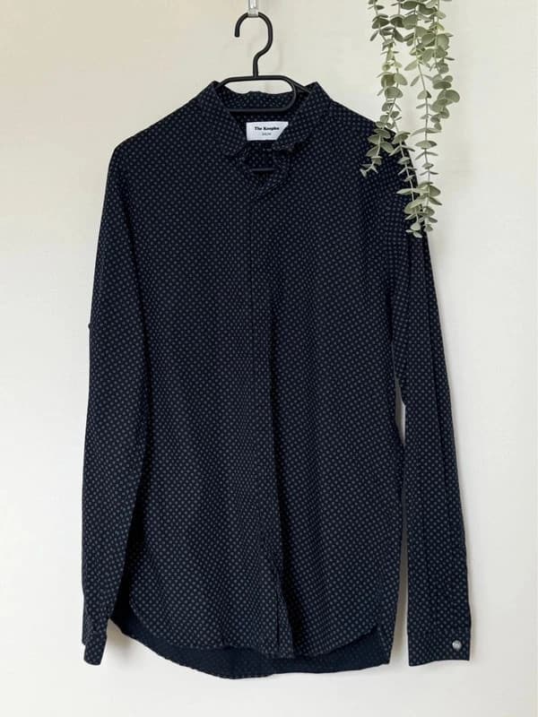 Chemise fitted The Kooples Show noir imprimé taille L slim - FP260354 - Photo 2/10