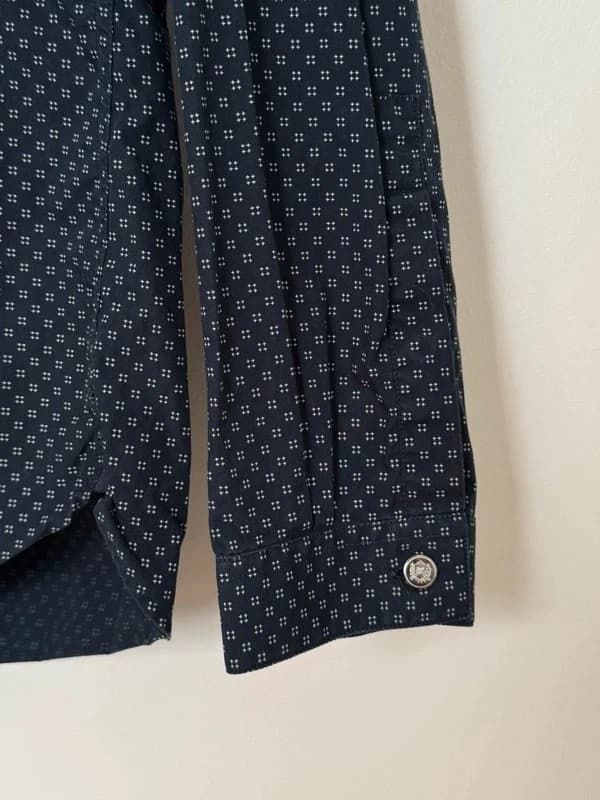 Chemise fitted The Kooples Show noir imprimé taille L slim - FP260354 - Photo 6/10
