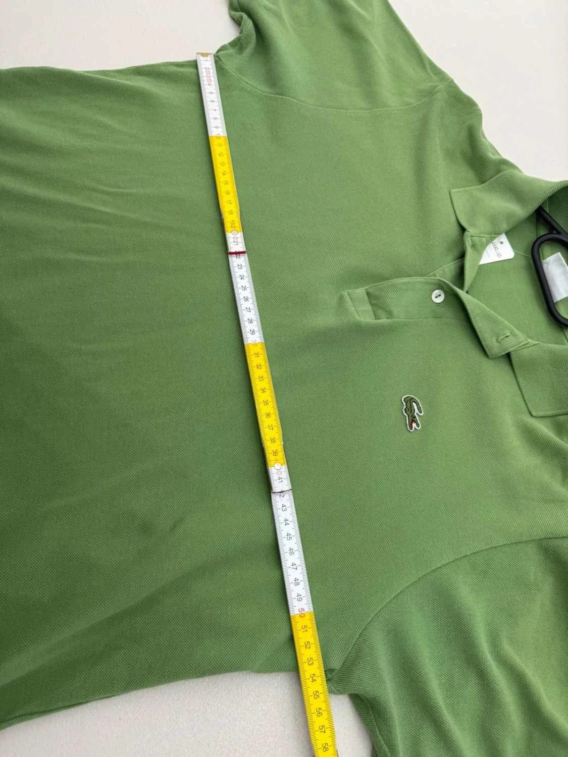 بولو Lacoste من قطن بيكيه أخضر، مقاس 5/L - FP251235 - صورة 7/8