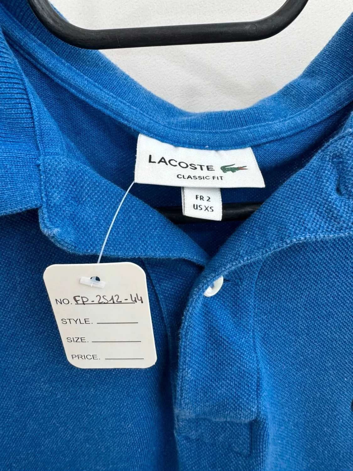 Polo manches courtes coton Lacoste classic fit bleu taille 2/XS - FP251244 - Photo 4/7