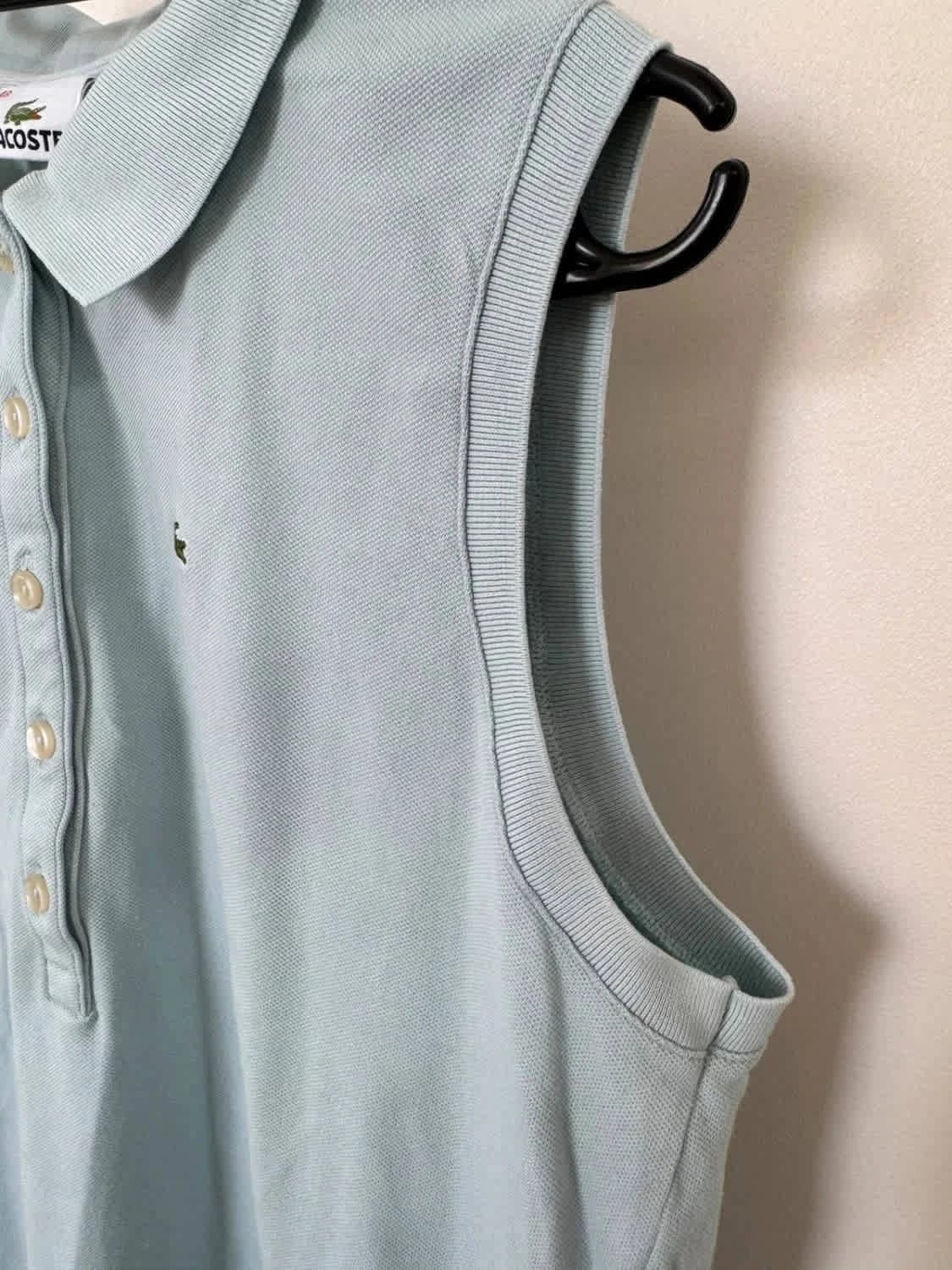 Polo sans manches/Débardeur Lacoste bleu clair taille XL - Photo 5/8