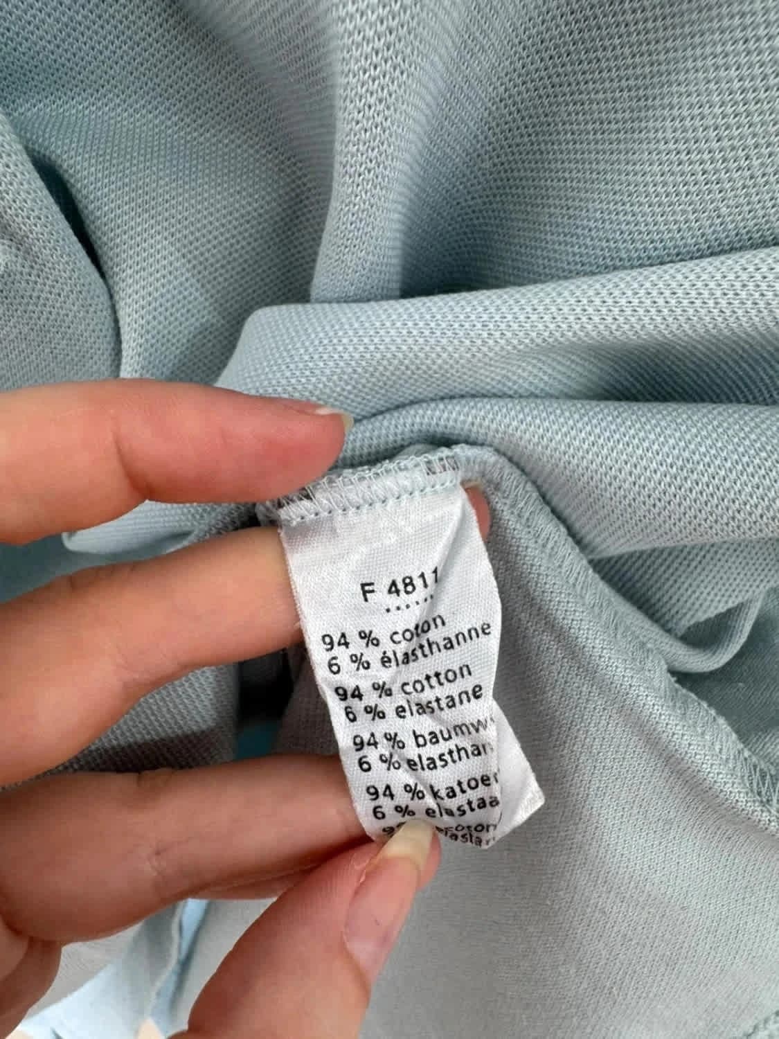 Polo sans manches/Débardeur Lacoste bleu clair taille XL - Photo 7/8