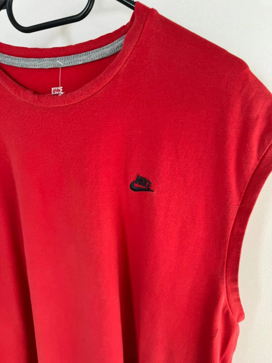 Débardeur Nike coton rouge logo brodé taille XXL - FP2512156 - Photo 3/7