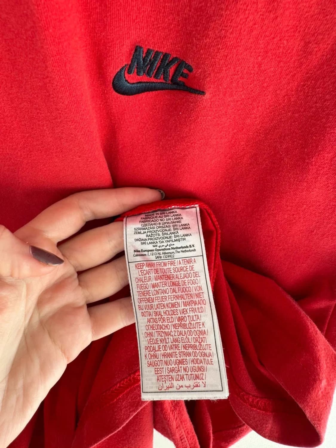 Débardeur Nike coton rouge logo brodé taille XXL - FP2512156 - Photo 5/7