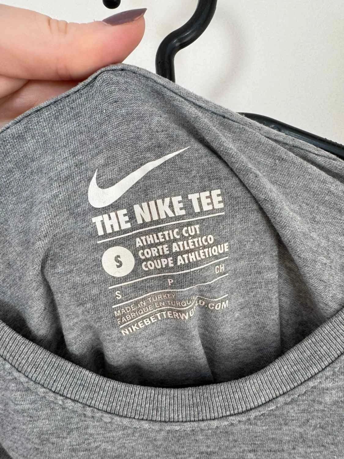 T-shirt Nike coton coupe athlétique gris chiné taille S - FP2512145 - Photo 4/6