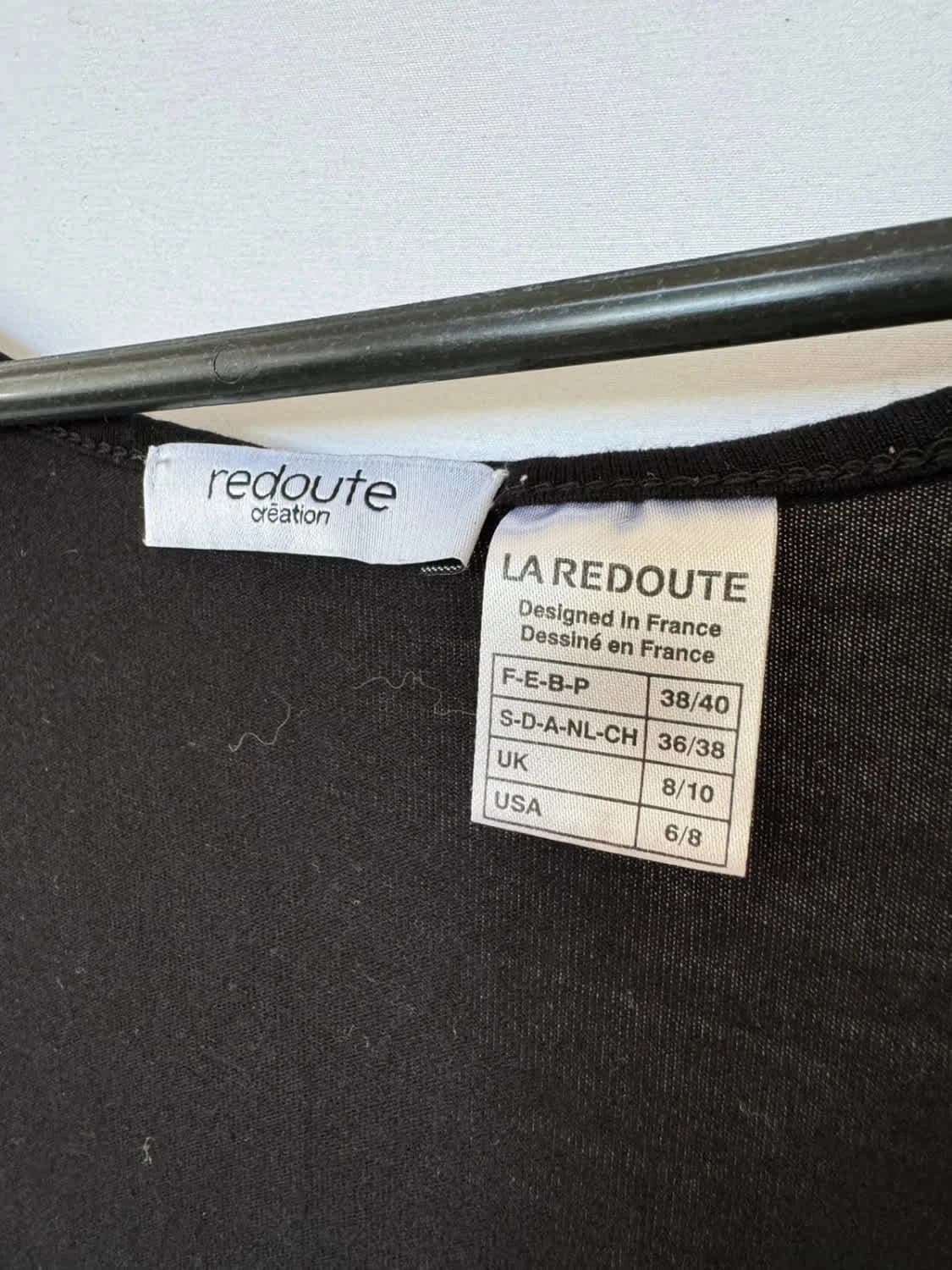 Robe longue noire à sequins La Redoute taille M - Photo 4/4