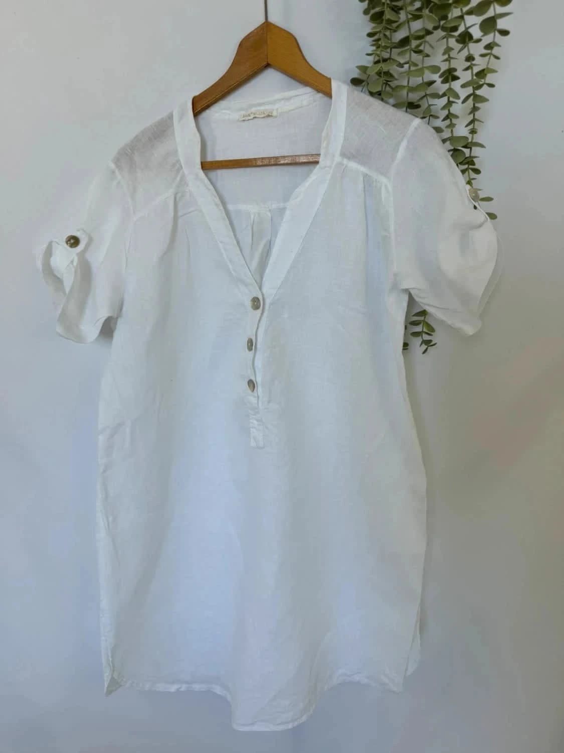 Robe tunique blanche - Photo 2/4