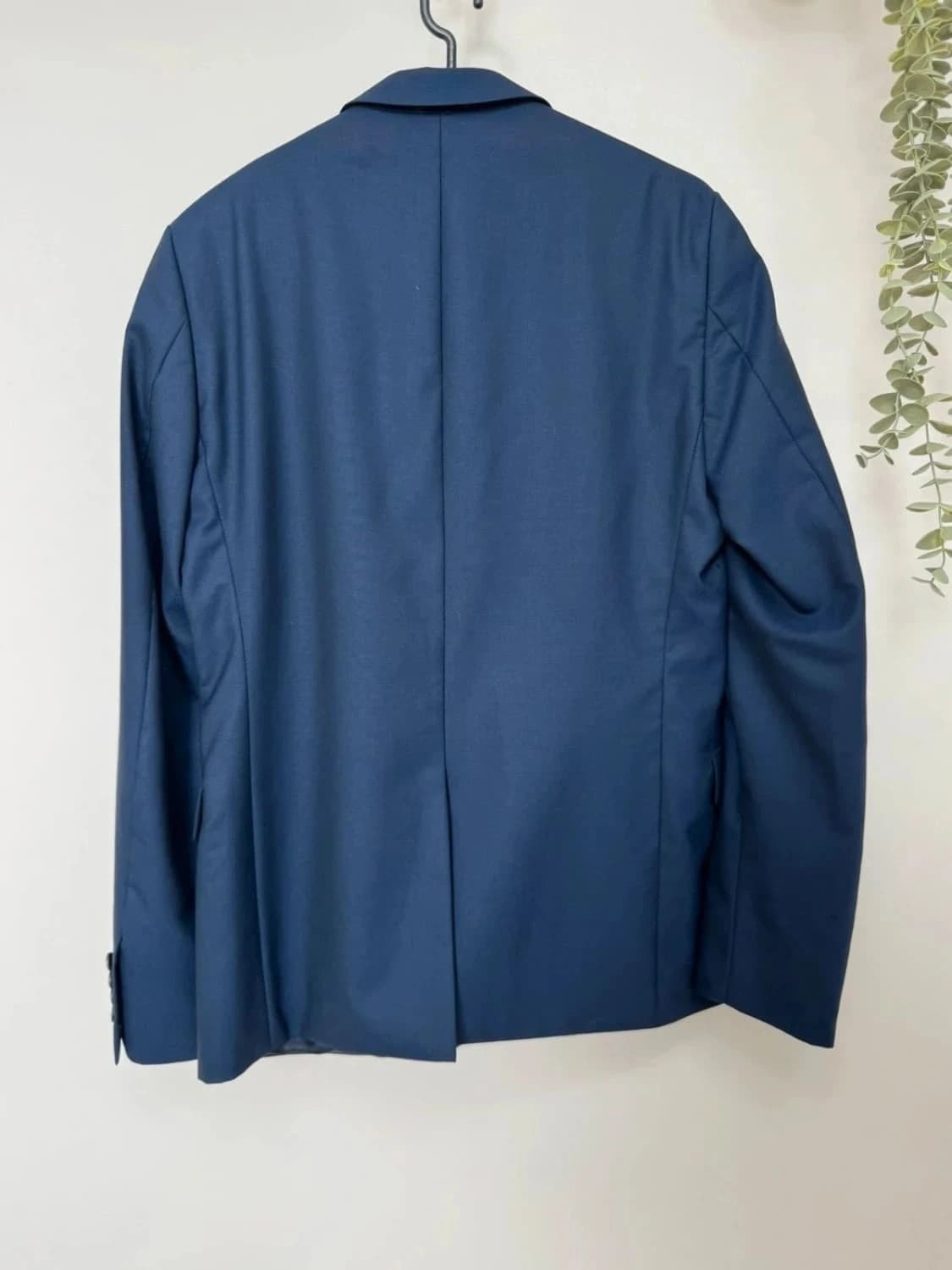 Veste blazer bleu marine Zapa 100% laine doublure camouflage taille 48/M - Photo 7/10