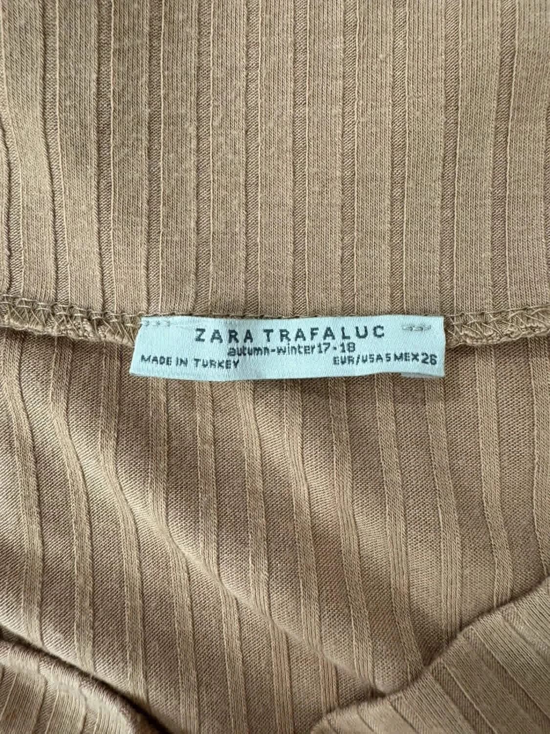 Top épaules dénudées beige Zara taille S - Photo 4/4